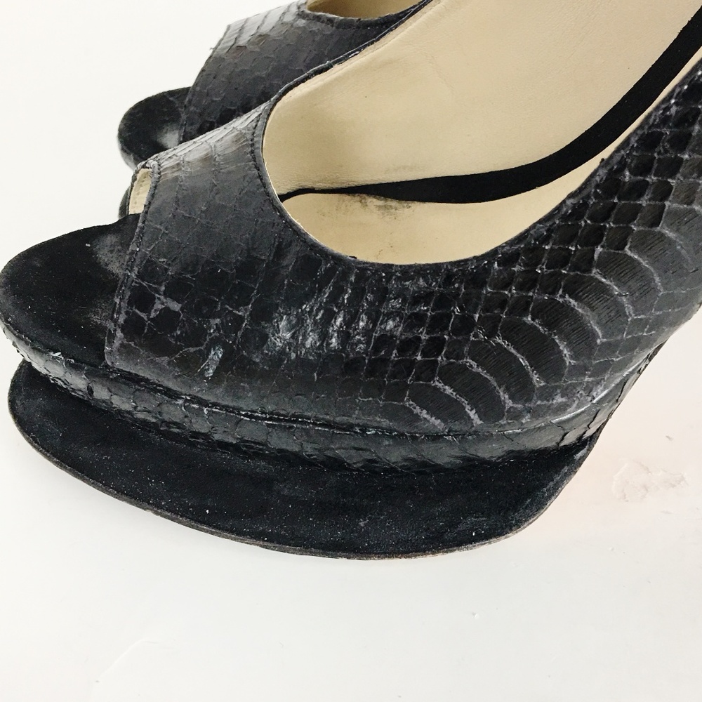 Alexandre Birman | Python Peep-Toe Pumps - image 7